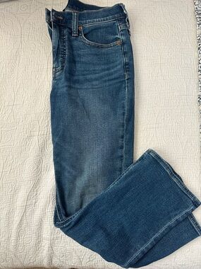 J. Crew Factory mid-rise flare crop jeans